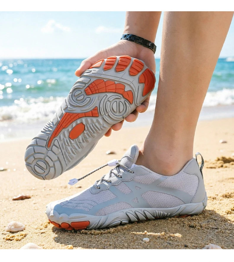 Couple Outdoor Sports Aqua Shoes, Barefoot Shoes, Quick-Dry Beach Swimming Fitness Wading Hiking Cycling Water Sneakers Shoes
