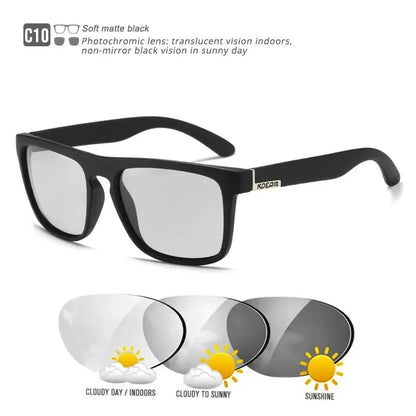 Outdoor Sport Square Myopia Lens Prescription Sunglasses Men Polarized Driving Anti-Glare Myopes Lunettes 0 -0.5 -0.75 Hoz -6.0