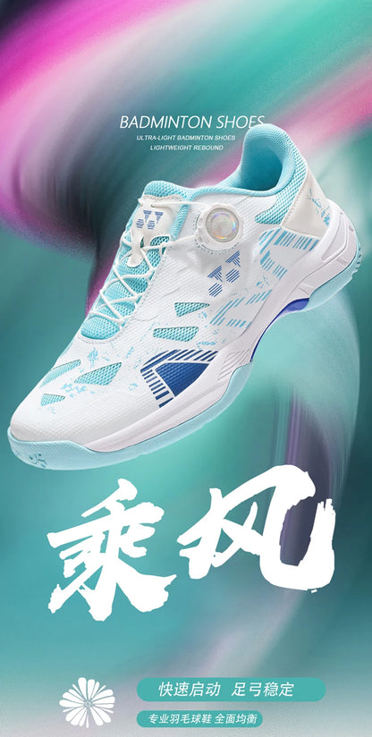 Badmintonschoenen voor heren, trainingssportschoenen voor binnen en buiten, antislip, slijtvast, mesh, ademend, tafeltennisschoenen