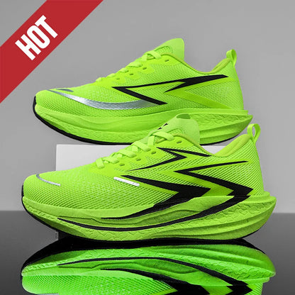 NEUE Laufschuhe mit Carbonplatte für Marathon, Herren, sportlich, atmungsaktiv, leicht, Damen, bequeme rutschfeste Sportsneaker, Casual