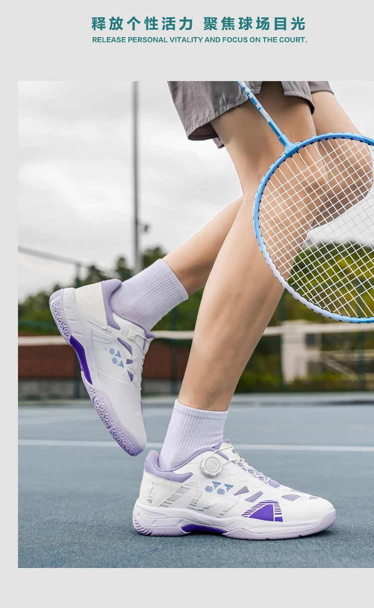 Badmintonschoenen voor heren, trainingssportschoenen voor binnen en buiten, antislip, slijtvast, mesh, ademend, tafeltennisschoenen