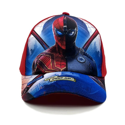 Marvel Spider-Man anime figura, bejzbol kapa, dječja crtana kapa s vrhom, pamuk-poliester pokrivalo za glavu, zaštićeno od sunca za sve četiri godišnja doba, pokloni
