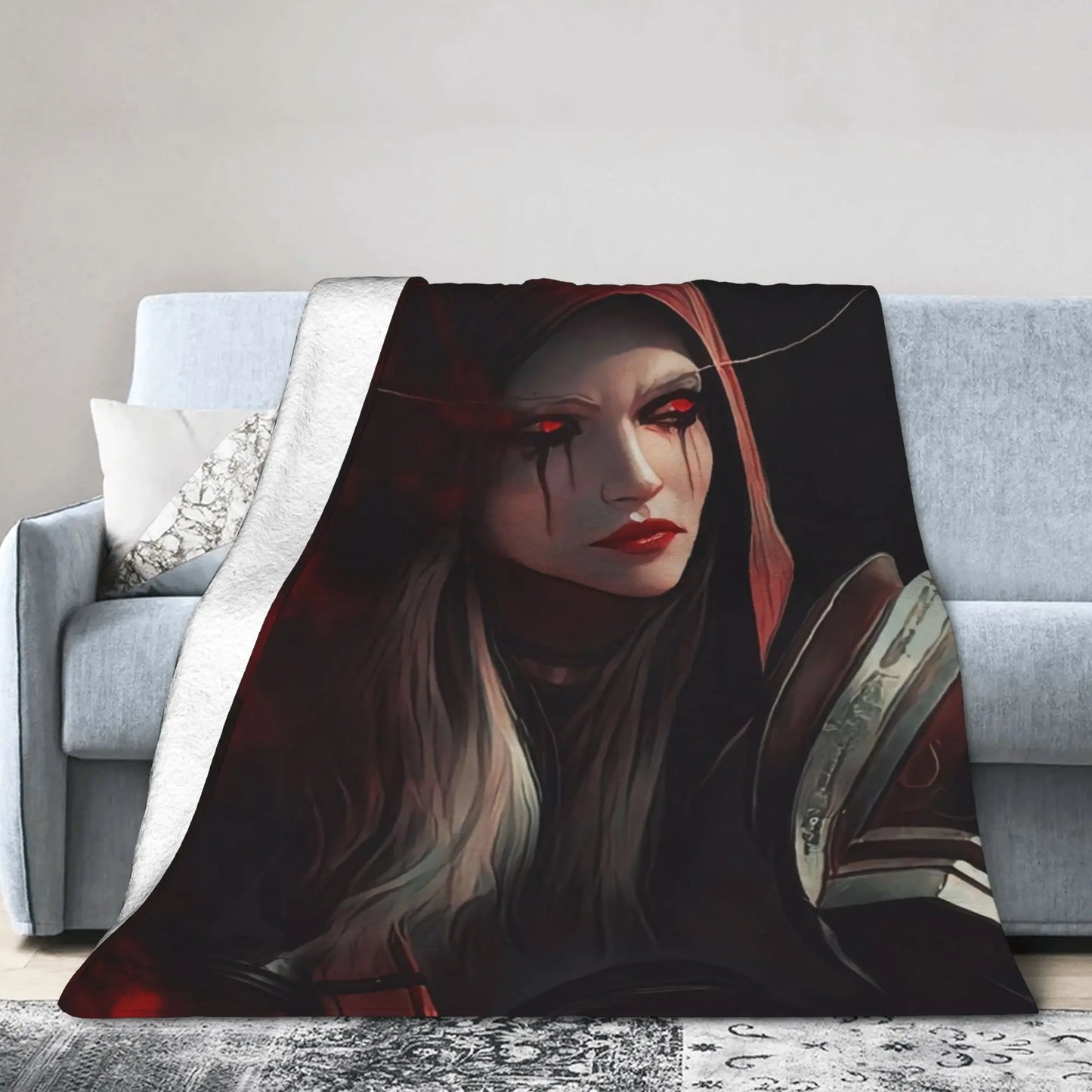 Topla deka Students Travel World of Warcraft Sylvanas Windrunner deka za prekrivanje flanelski prekrivač za uređenje doma prekrivač za krevet