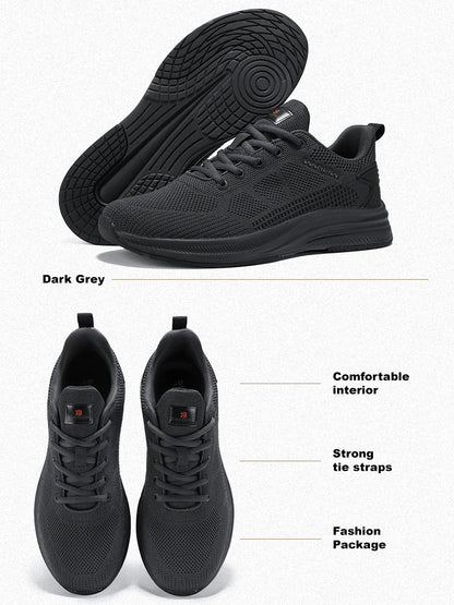 Baasploa løbesko til mænd – mærke, designer, mesh, casual sneakers, letvægts, snøresko, nye herresko til udendørs sport og tennis