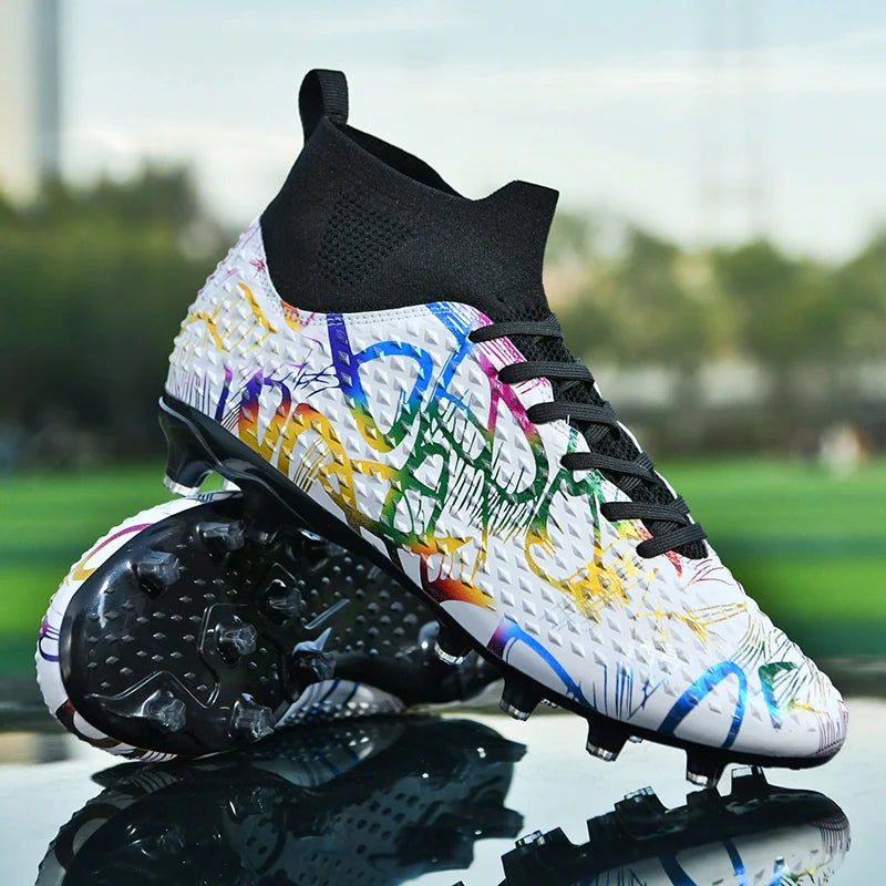 Chaussures de football de compétition à crampons, confortables, respirantes, pour l'entraînement et les matchs, une paire, tailles 31-46