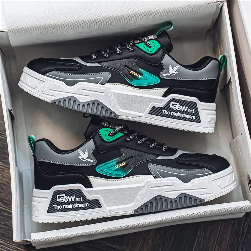 Men's skate shoes, casual sports shoes, men's street fashion casual shoes, light, comfortable, versatile and suitable for all se