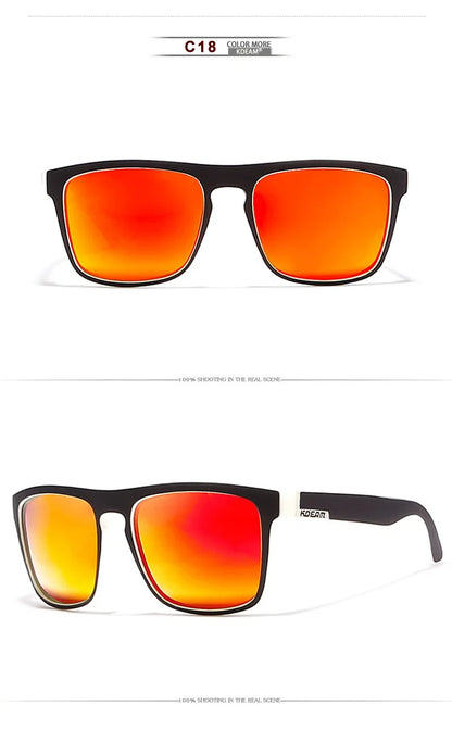 Outdoor Sport Square Myopia Lens Prescription Sunglasses Men Polarized Driving Anti-Glare Myopes Lunettes 0 -0.5 -0.75 Hoz -6.0