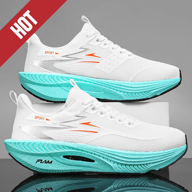 NEUE Laufschuhe mit Carbonplatte für Marathon, Herren, sportlich, atmungsaktiv, leicht, Damen, bequeme rutschfeste Sportsneaker, Casual