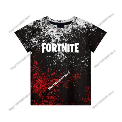 T-shirt 3D Battle Royale Fortnite — T-shirts para Homem e Mulher, Rapazes e Raparigas, Tops Cartoon Victory, Roupa Teen, Crianças, Herói de Jogo, T-shirts e Tops