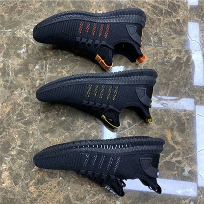 Adidași de modă pentru bărbați, pantofi casual din plasă, pantofi cu șireturi pentru bărbați, pantofi vulcanizați ușori, adidași de plimbare, Zapatillas Hombre