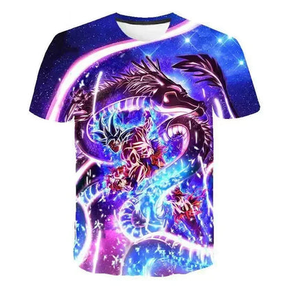 T-shirts Dragon Ball Z pour enfants et hommes, T-shirt pour homme, style Harajuku, tendance Goku, vêtements d'anime, hauts, streetwear