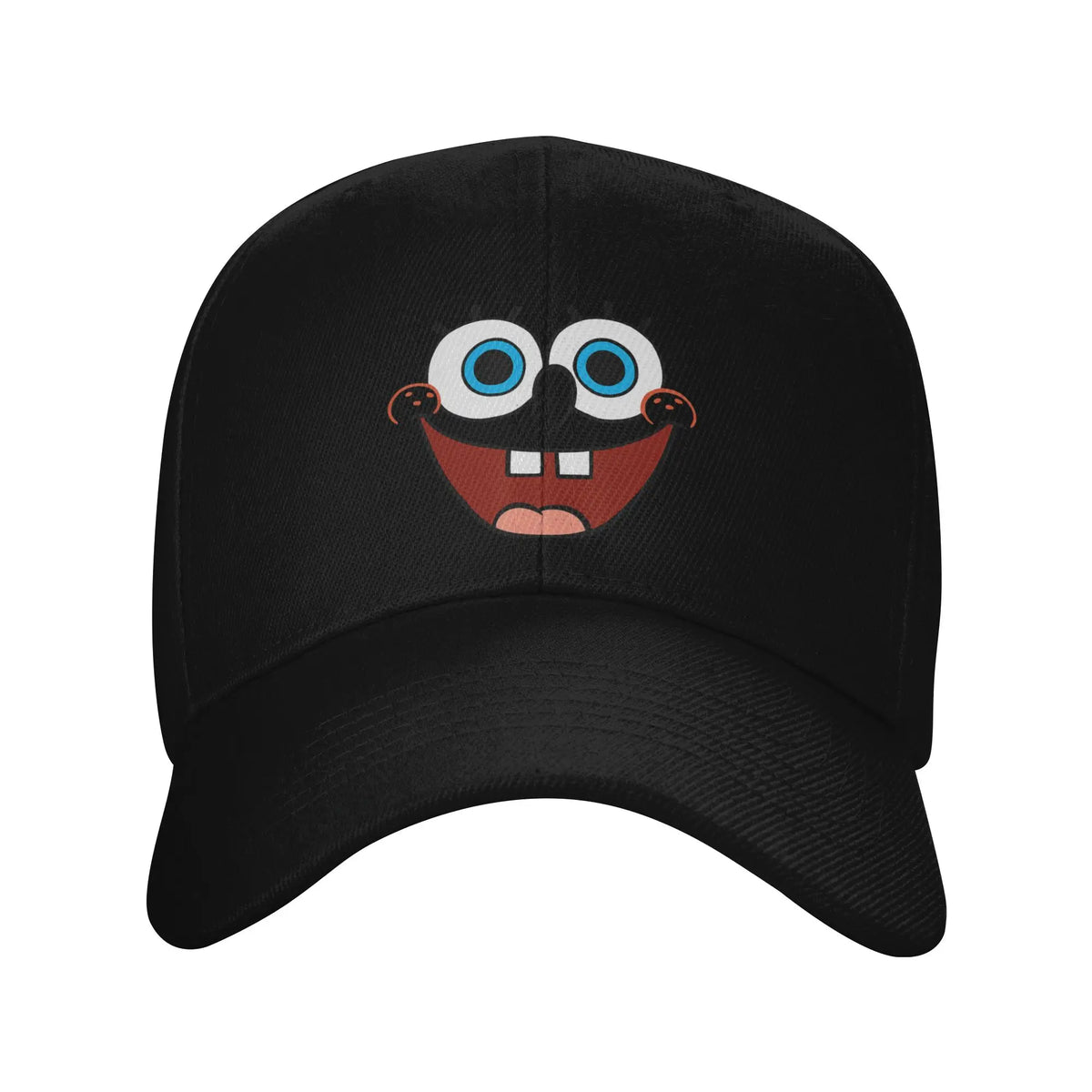 Spongebobs Large Smiling Face Sun Baseball Cap  Spring y2k Retro Trucker Hat For Couple Women Tennis Skate Baseball Caps