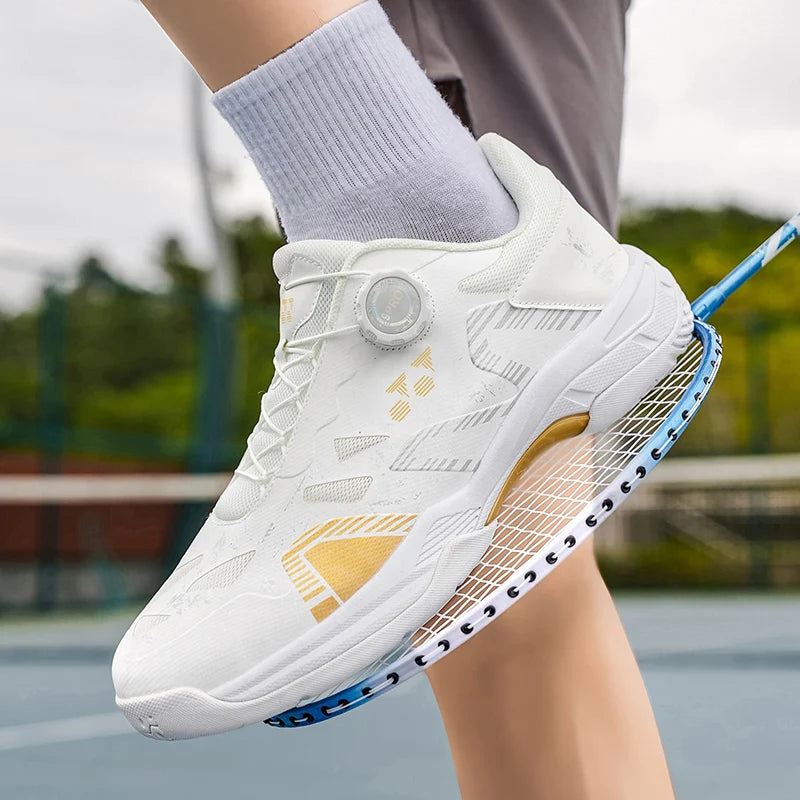 Badmintonschoenen voor heren, trainingssportschoenen voor binnen en buiten, antislip, slijtvast, mesh, ademend, tafeltennisschoenen