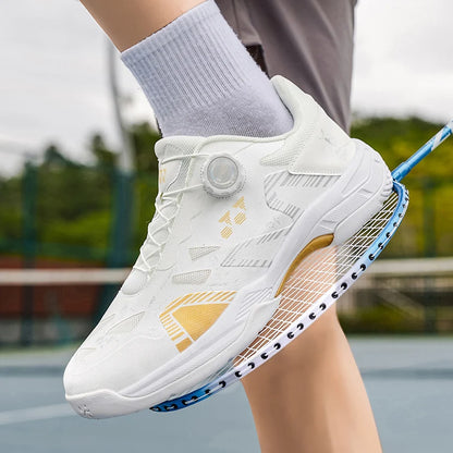 Badmintonschoenen voor heren, trainingssportschoenen voor binnen en buiten, antislip, slijtvast, mesh, ademend, tafeltennisschoenen