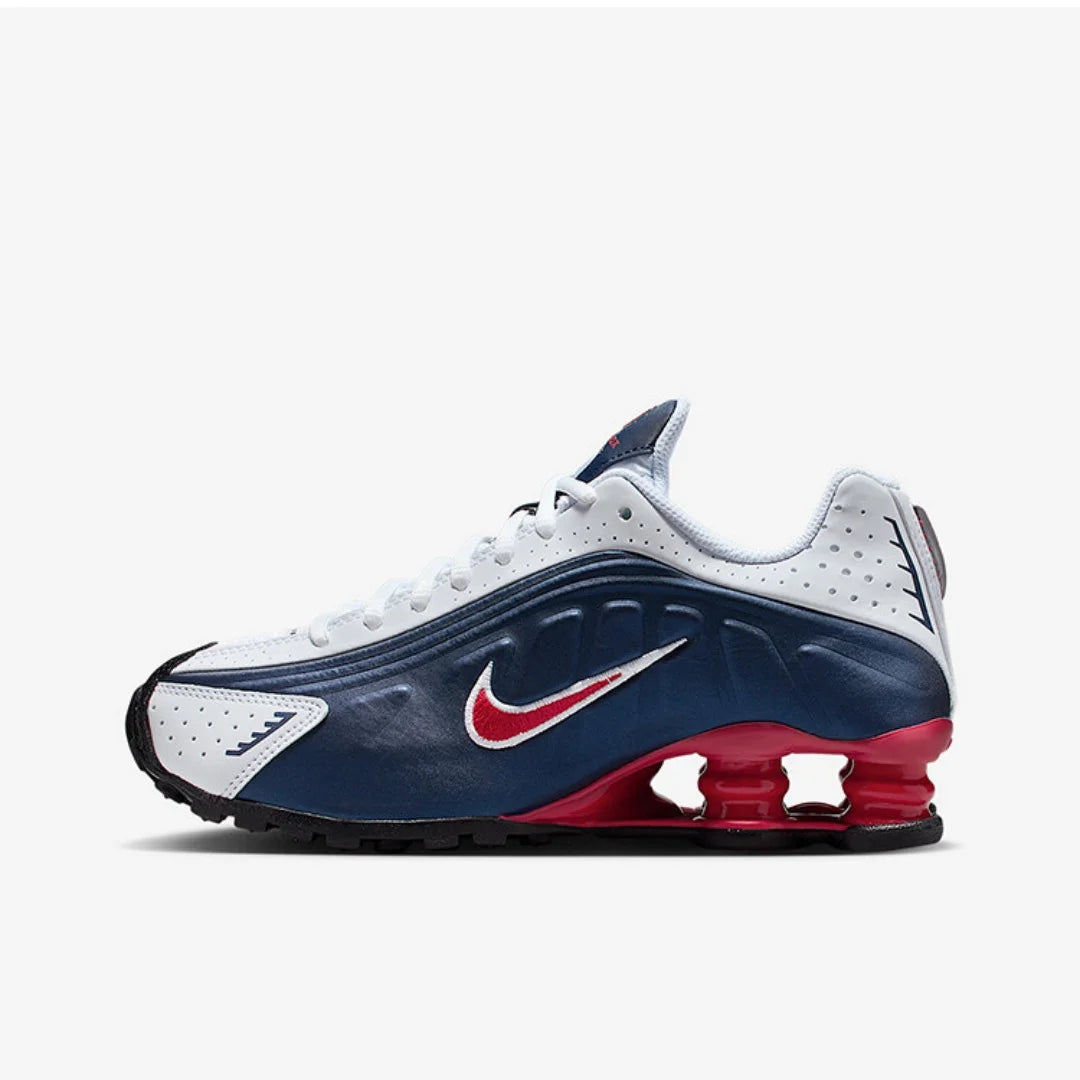 Nike/Nike Shox R4 Men's and Women's Air-Cushioned Wear-Resistant Casual Sports Shoes Cw2626-400