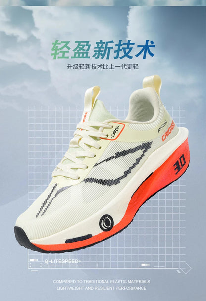 Running Shoes Carbon Plate Marathon Men Sports Specialty Breathable Lightweight Women's Comfortable Athletic Outdoor Sneakers