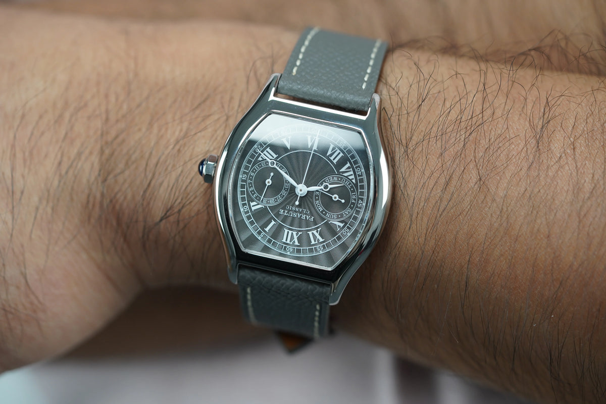FARASUTE 36 mm-es luxus retro férfi kvarcóra VH64 szerkezetű, rozsdamentes acélból készült sportos divatóra zafírüveggel, vízálló Relogio