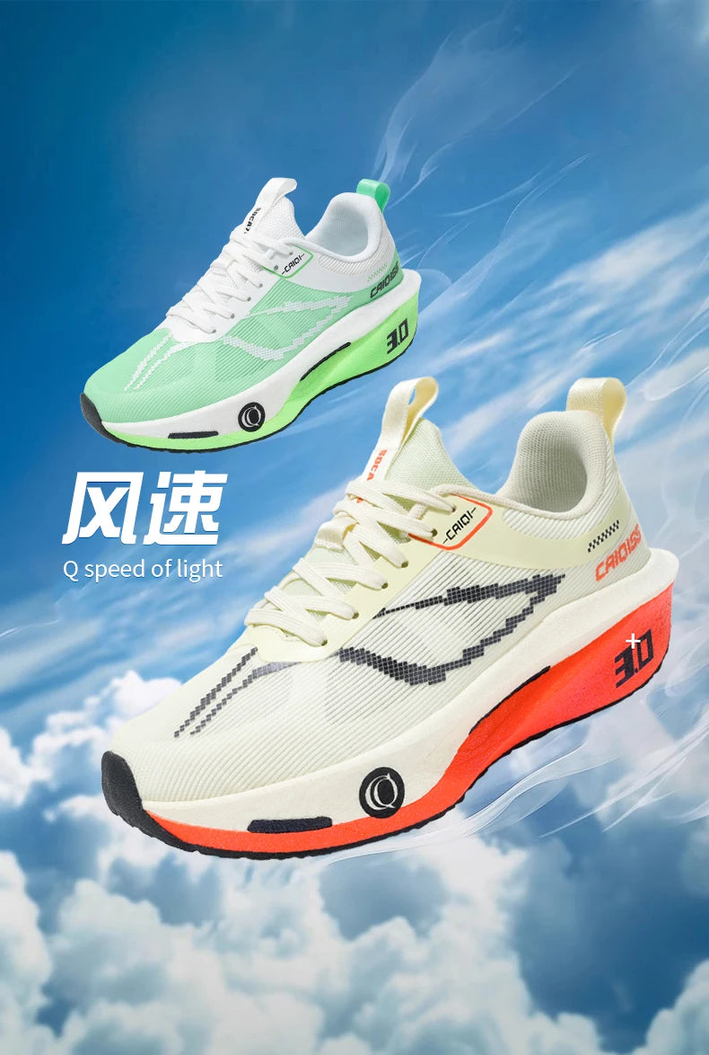 Running Shoes Carbon Plate Marathon Men Sports Specialty Breathable Lightweight Women's Comfortable Athletic Outdoor Sneakers