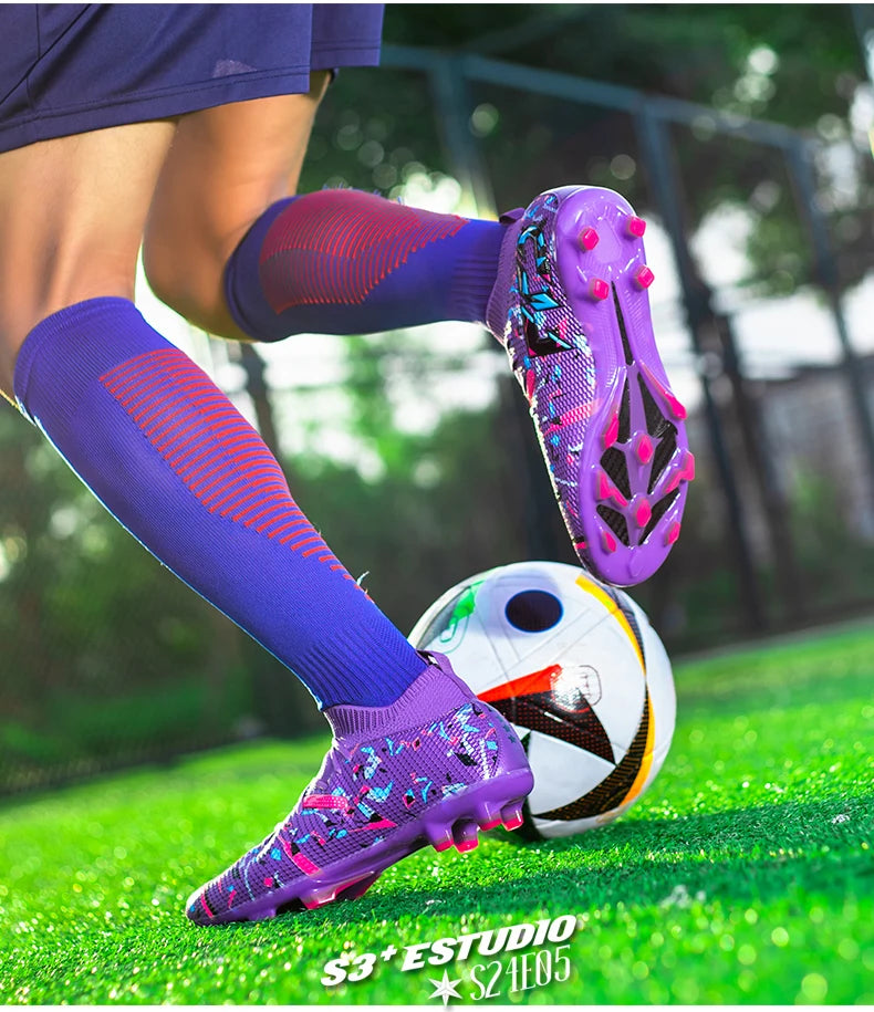 Professionele voetbalschoenen voor heren, ademend mesh, antislip voetbalschoenen, snelle sneakers, modieuze voetbalschoenen voor kunstgras voor heren