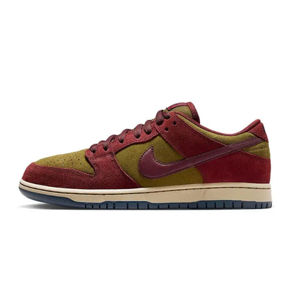 Nike Dunk Classic Versatile Waterproof Low-Top Skate Shoes Men's Brown HQ2053-700