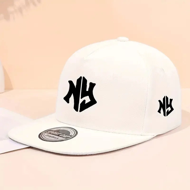 Gorra de béisbol con letras neutras, para primavera y otoño, ajustable, informal, de estilo hip-hop, con visera, ideal para actividades al aire libre y protección solar.
