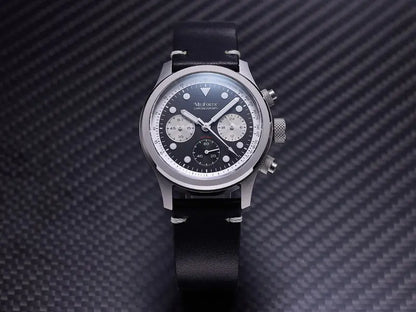 Milifortic 39MM Fashion Chronograph Watch Man R086 Retro C3Luminous Stainless Steel Waterproof 100M VK63 Quartz Watches For Man