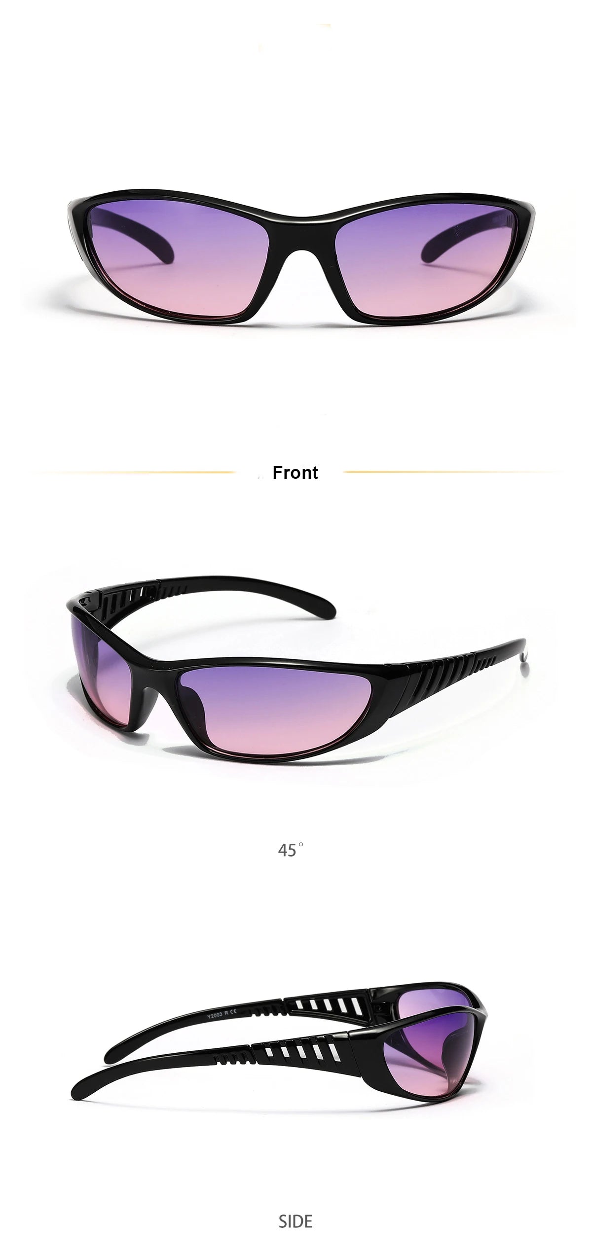 Y2K ezüst napszemüveg, színes, kivájott, futurisztikus technológiai stílus, dögös lányok, hálós vörös napszemüveg, női napszemüveg, divatos férfi