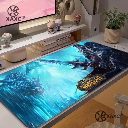 Lich King World Of Warcraft XAXC Mouse Pad large keyboard mouse desk pad non-slip rubber gaming mouse pad laptop mouse carpet
