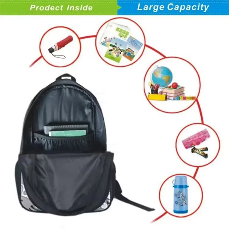 Klassischer Fortnite-Kinderrucksack für Jungen und Mädchen, Schulrucksack mit großem Fassungsvermögen, langlebiger Rucksack für Camping, Schüler und Geburtstagsgeschenk für Kinder