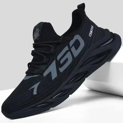 New Summer Men's Breathable Mesh Running Shoes Lightweight Trendy Sports Sneakers for Daily Workout and Outdoor Walking