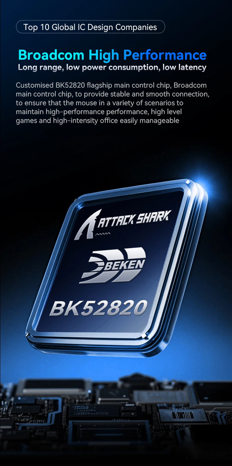 ATTACK SHARK X11SE trådløs gamingmus, tri-mode, 63g superlet med PAW3311-sensor, 22000 DPI, 300mAh batteri, dobbelt driver