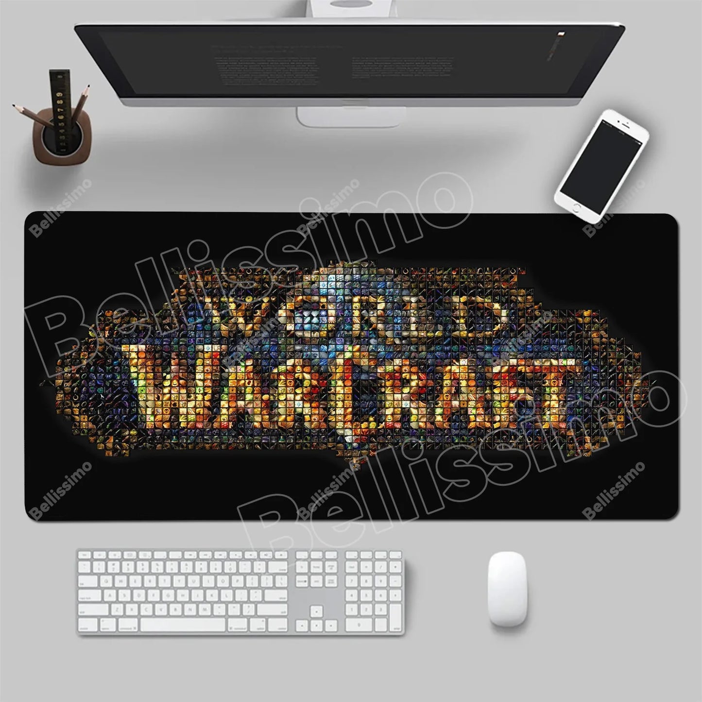 World Of Warcraft 90x40 Large Gaming Mouse Pad Game Desk Play Pad for Csgo Natural Rubber Mat Grande Gamer Xxl Computer Mousepad