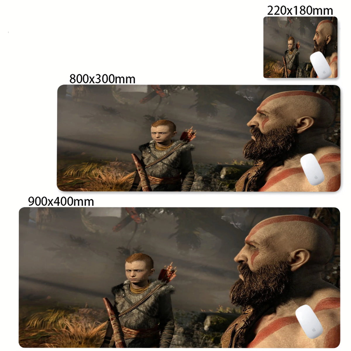 XXL egérpad God of War íróasztali szőnyeg PC-s játék kiegészítők billentyűzet számítógépes egérpad játékosok számára nagy szekrény irodai asztal szőnyeg
