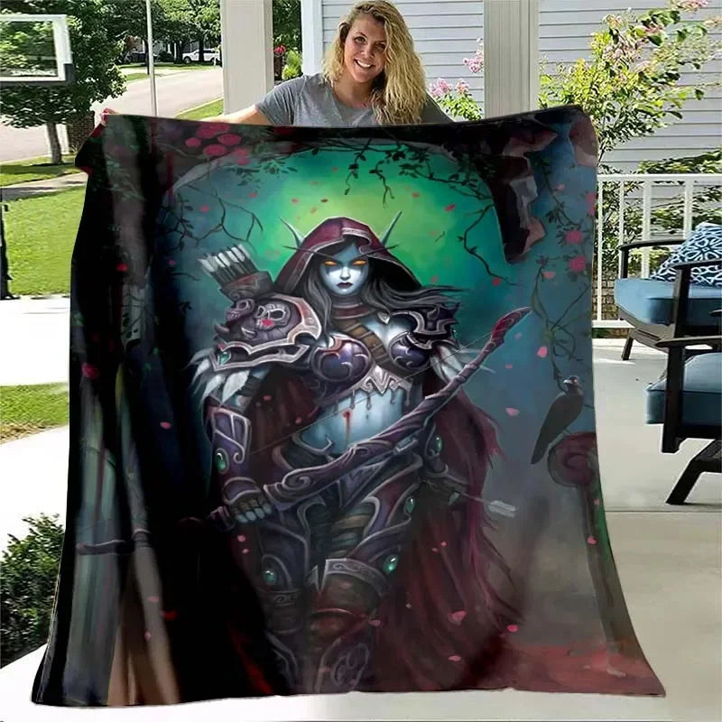3D World of Warcraft pattern printed blanket bedroom living room home decor picnic blanket child room bed blankets birthday gift