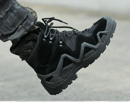 Hommes tactique militaire formation désert bottes mâle en plein air Camping randonnée escalade Trekking chasse chaussures antidérapantes sport baskets