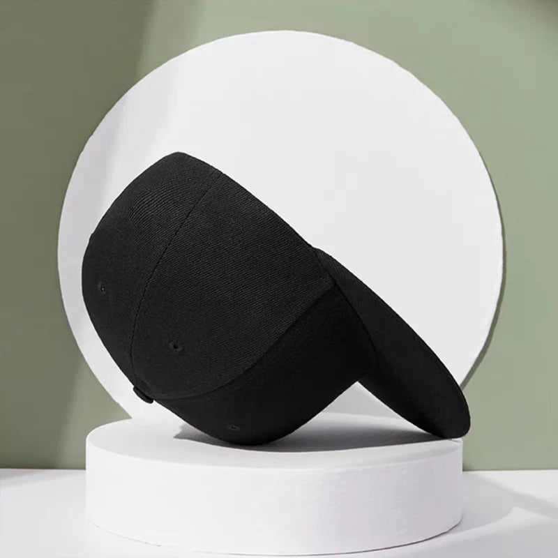 Duża czapka skateboardowa z zapięciem z tyłu dla mężczyzn, o obwodzie 64 cm, dopasowana czapka baseballowa XXL, męska czapka typu snapback w dużym rozmiarze, gładka czapka futbolowa, 60 cm, 62 cm