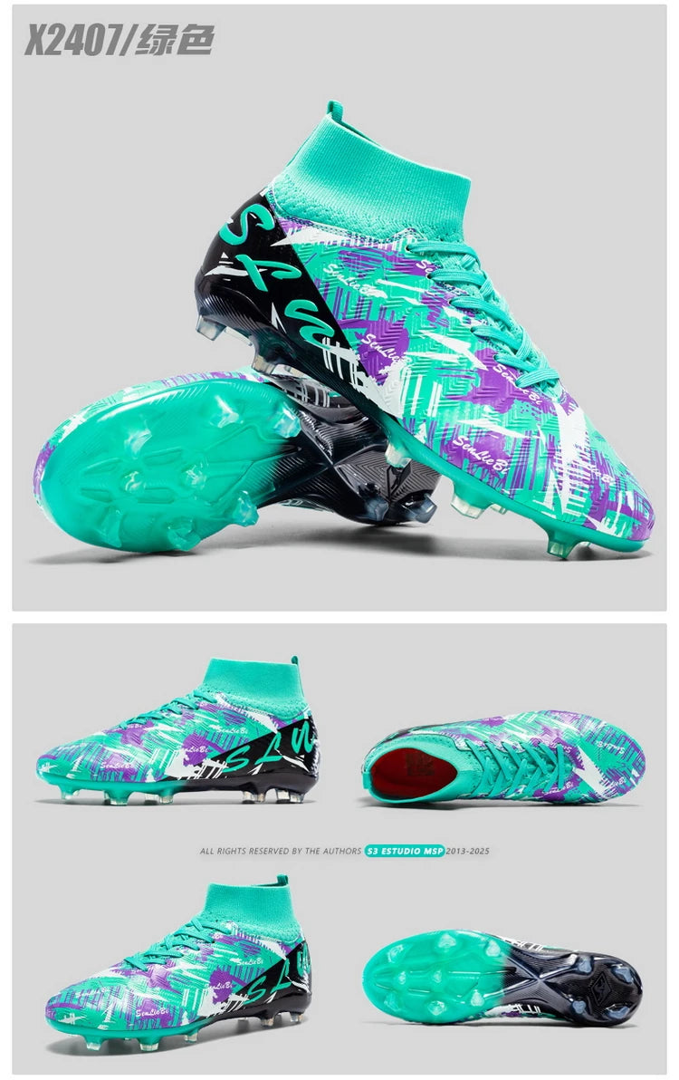 Professional Football Boots Men Soccer Shoes Society Football Cleats FG Ultralight Training Soccer Sneakers Outdoor Sports Shoes
