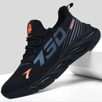 New Summer Men's Breathable Mesh Running Shoes Lightweight Trendy Sports Sneakers for Daily Workout and Outdoor Walking