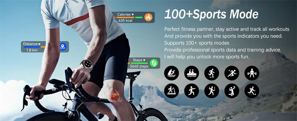 T-Rex 3 Military Smartwatch for Men  GPS Sports Tracker, 5ATM Waterproof, Heart Rate Monitor & Bluetooth Calling