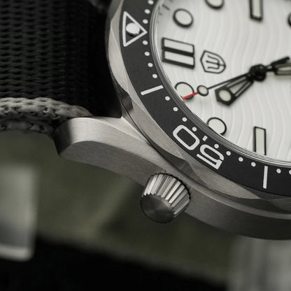 Watchdives WD007 V2 39mm Titanium Dive Watch PT5000 Automatic Movement Luminous 200m Waterproof Domed Bubble Sapphire Watches
