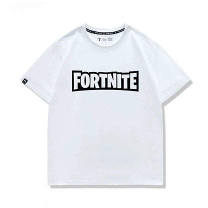 Nowa kreatywna koszulka Fortnite z krótkim rękawem, efektownym nadrukiem cartoon, oddychająca i pochłaniająca pot, dla kobiet i mężczyzn