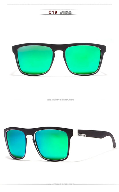 Outdoor Sport Square Myopia Lens Prescription Sunglasses Men Polarized Driving Anti-Glare Myopes Lunettes 0 -0.5 -0.75 Hoz -6.0