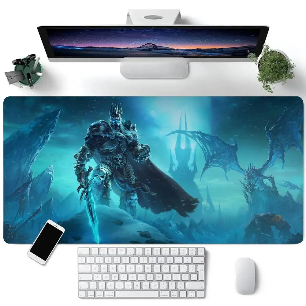 World Of Warcraft Game Mousepad Large Keyboard Desk Mat Gaming Mouse Pad LockEdge Non-slip Mat