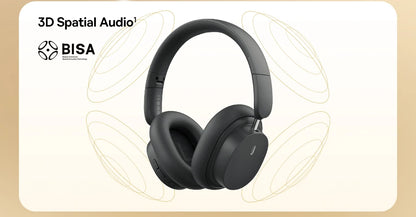 Baseus kabellose Bluetooth 5.3 Over-Ear-Kopfhörer – HiFi-40mm-Treiber, faltbares Headset mit 70H Wiedergabezeit und Spatial Audio