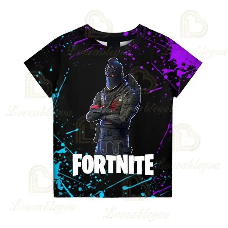 Battle Royale T-shirt Fortnite Victory T Shirt Kids Tops Girls Boys Clothes Harajuku Tees Children 3D 2025 NEW DESIGN