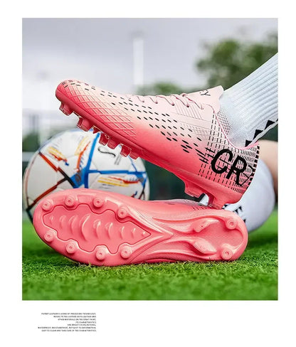 Low Cut Football Cleats Adopting Long TF Studs, Wear-resistant And Flexible, Suitable For Outdoor Field Sports