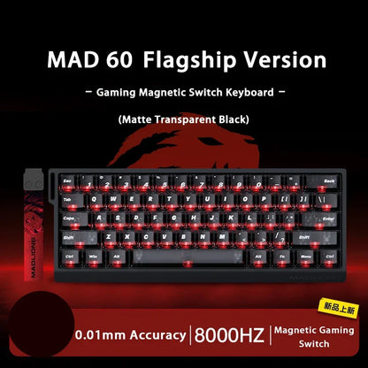 In Stock Mad60 Mad68 HE Mechanical Keyboard Magnetic Switch Customized RGB Gaming 8k Specialized Gaming Keyboards