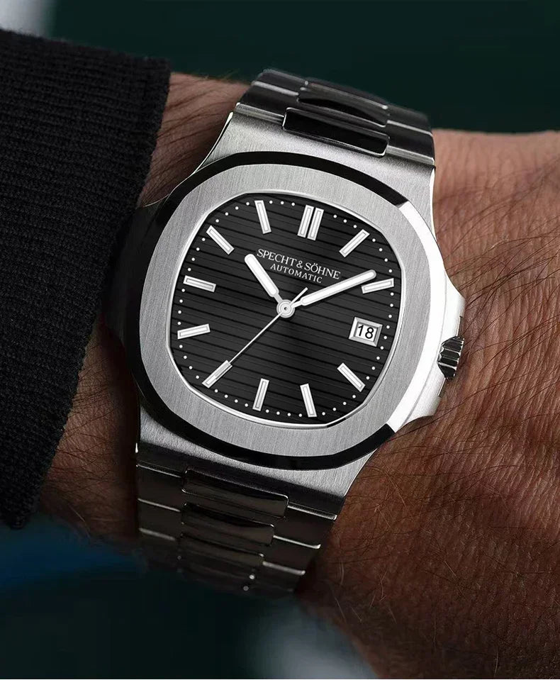 2026 New Specht & Söhne 40MM Rose Gold Men's Watch Japan Miyota 8215 Automatic Mechanical Steel Sapphire Crystal 50M Waterproof