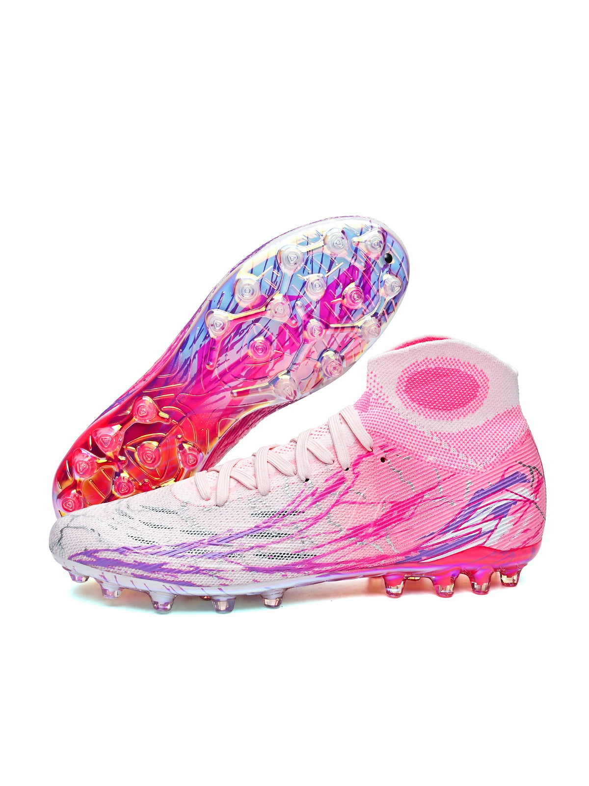 Chaussures de foot Premium AG FG, tige en tissu PU doux au toucher, semelle antidérapante en TPU, qualité fiable pour l'entraînement et la compétition