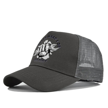 New Fashion Spring Summer Printed Mesh Breathable Baseball Cap Gorras Personality LOGO for Men WomenCouples Visor Hat Casquette